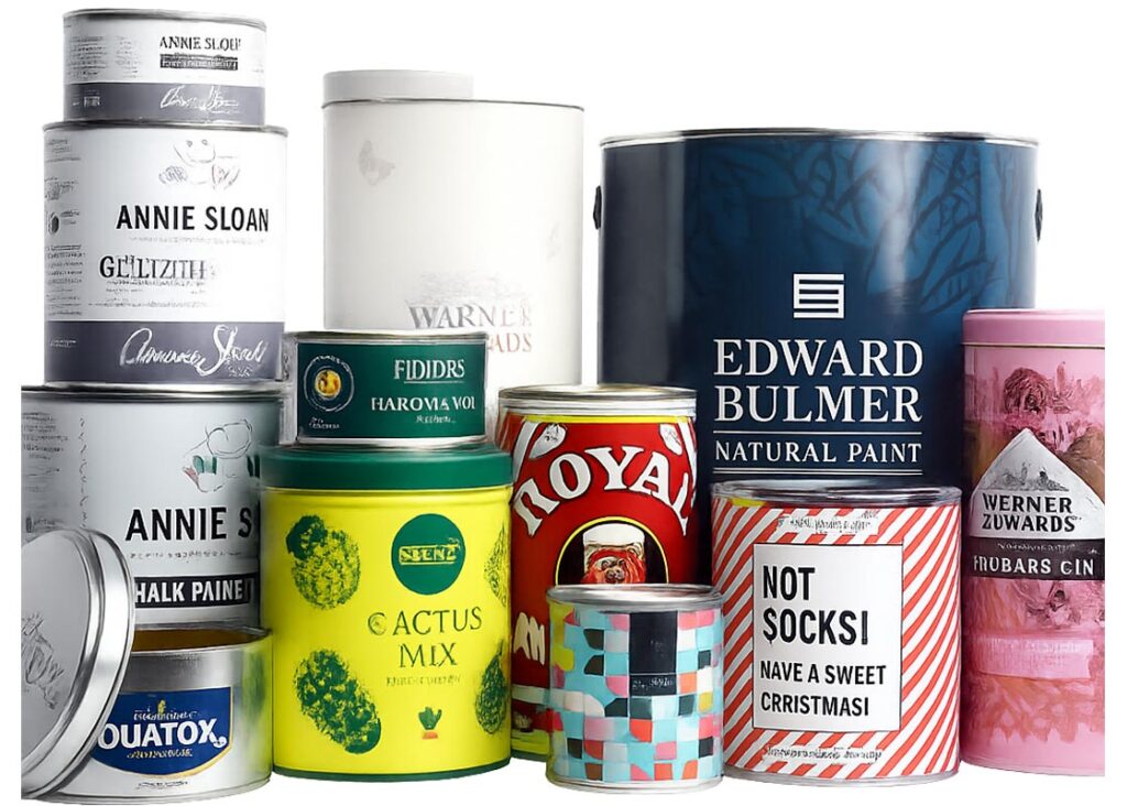 placeholder Collection of printed and labelled tins